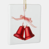 Vrolijk kerstrood gebell decoratie met tekst (Rechts)