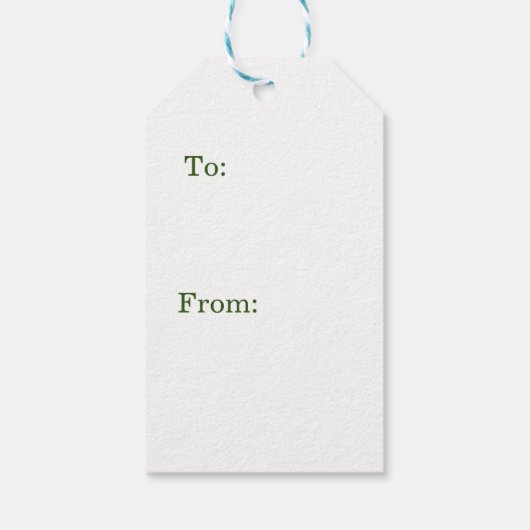 Vrolijk kerstrood-groene zwarte pietbomen cadeaulabel (Achterkant)