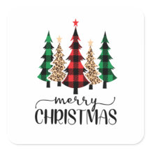 Vrolijk kerstrood-groene zwarte pietbomen