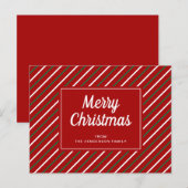Vrolijk kerstrood met Briefkaart van de Groene Str (Voorkant / Achterkant)