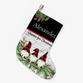 Vrolijk kerstrood Pet Pset Gnome Kleine Kerstsok (Voorkant (Hangend))