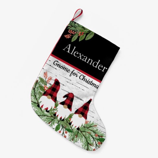 Vrolijk kerstrood Pet Pset Gnome Kleine Kerstsok (Voorkant (Hangend))