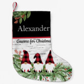 Vrolijk kerstrood Pet Pset Gnome Kleine Kerstsok (Voorkant)