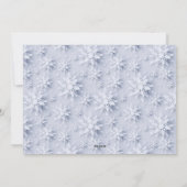 Vrolijk kerstrood Poinsettia Rustic-vakantiekaart Feestdagenkaart (Achterkant)