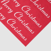 Vrolijk kerstrood tissuepapier (Detail)