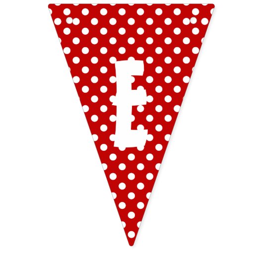 Vrolijk kerstrood witte pooldots noords vlaggetjes (Tweede vlag)