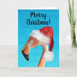 Vrolijk kerstroze Kaart met kerstmis