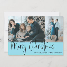 Vrolijk kerstscript 2 Fotovakantieblauw