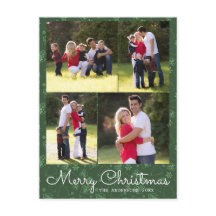 Vrolijk Kerstscript 4 Foto Green Christmas