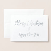 Vrolijk Kerstscript Ontwerp Vakantie Kaart (Voorkant met envelop)