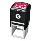 Vrolijk kerstscript Winter Feestdagen Aangepaste n Zelfinktende Stempel (Product)