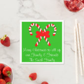 Vrolijk kerstservetten servetten (Insitu)