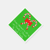 Vrolijk kerstservetten servetten (Hoek)