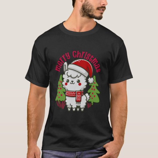 Vrolijk kerstshirt, kerstboom t-shirt (Voorkant)