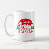 Vrolijk kerstshirt koffiemok (Links)