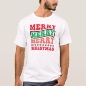 Vrolijk kerstshirt t-shirt (Voorkant)