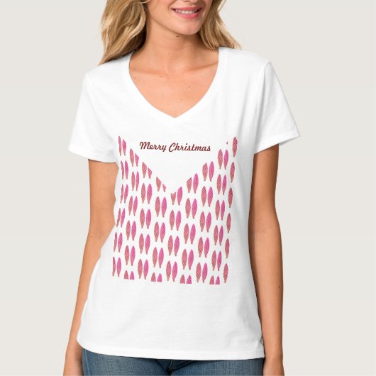 Vrolijk kerstshirt t-shirt (Voorkant)