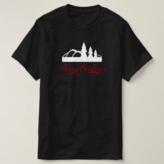 Vrolijk kerstshirt t-shirt (Design voorkant)