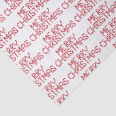 Vrolijk kerstsnoepriet tissuepapier (Detail)