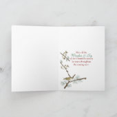 Vrolijk kerstsnowman met gouden ster feestdagen kaart (Binnen)