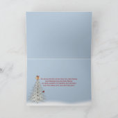 Vrolijk kerstsnowman met sterversiering feestdagen kaart (Binnen)