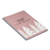 Vrolijk kerstspiraal Notitieboek (Rechterzijde)