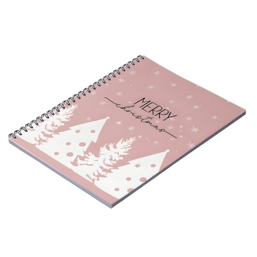 Vrolijk kerstspiraal Notitieboek (Linkerzijde)