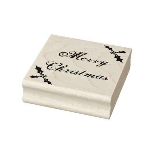 Vrolijk kerststempel rubberstempel (Stempel)