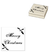 Vrolijk kerststempel rubberstempel (Gestempeld)