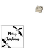 Vrolijk kerststempel rubberstempel (Gestempeld)