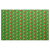 Vrolijk kerststokstaartje Santa Grappig Stof (Yard (91,4 cm))