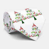 Vrolijk kerstStropdas Stropdas (Opgerold)
