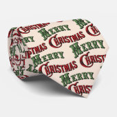 Vrolijk kerstStropdas Stropdas (Opgerold)
