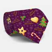Vrolijk kerstStropdas Stropdas (Opgerold)
