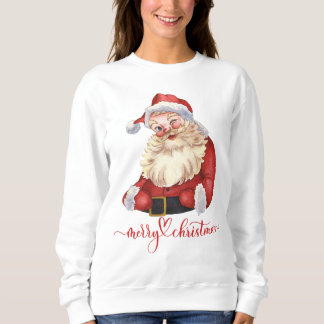 Vrolijk kerstsweatshirt met sinterklaas trui