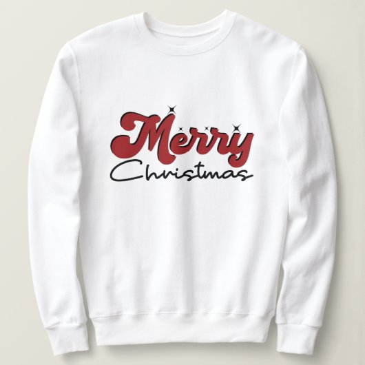 Vrolijk kerstsweatshirt trui (Design voorkant)
