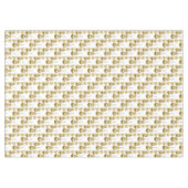 Vrolijk kersttafelkleed, gouden ballen tafelkleed (Voorkant (Horizontaal))