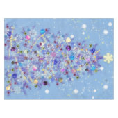 Vrolijk kersttafelkleed kerstboom tafelkleed (Voorkant (Horizontaal))