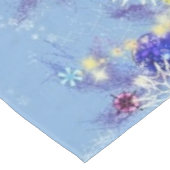 Vrolijk kersttafelkleed kerstboom tafelkleed (Gekanteld)