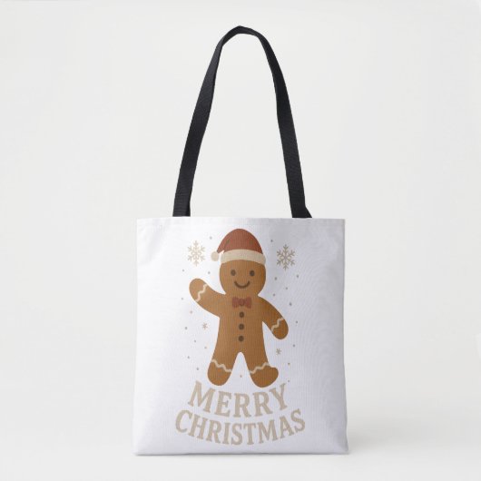 Vrolijk kerstTas Tote Bag (Voorkant)