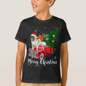 Vrolijk kersttasje met lichte panter t-shirt (Voorkant)