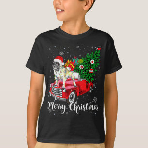 Vrolijk kersttasje met lichte panter t-shirt