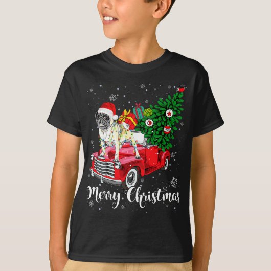 Vrolijk kersttasje met lichte panter t-shirt (Voorkant)