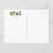 Vrolijk kerstteken feestdagenkaart (Achterkant)