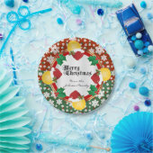 Vrolijk kersttennis Lovers Papieren Bordje (Feest)