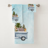 Vrolijk kersttrucje met kalveren bad handdoek (Insitu)