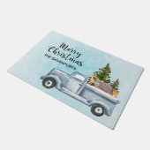 Vrolijk kersttrucje met kalveren deurmat (Schuin)