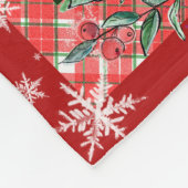 Vrolijk kerstvader We houden van je rode groene ge Fleece Deken (Hoek)