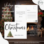  vrolijk kerstvakantie Briefkaart