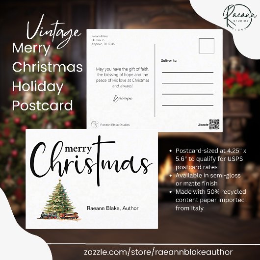  vrolijk kerstvakantie Briefkaart